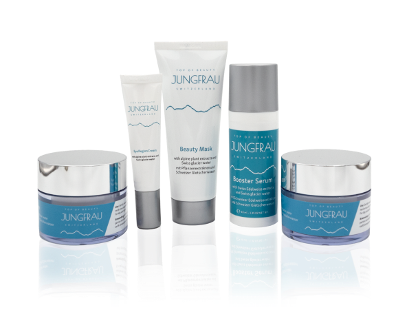 girl holding Jungfrau anti-aging cream