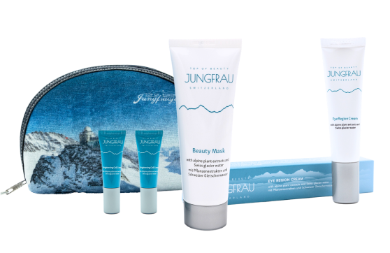 girl holding Jungfrau anti-aging cream